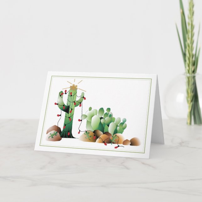 Tarjeta Festiva El día de fiesta del lagarto (Anverso)