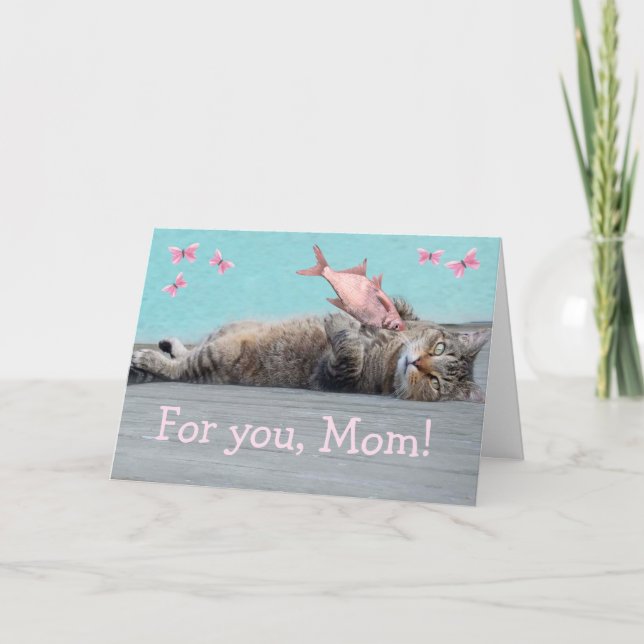 Tarjeta Festiva El día de la madre (Anverso)