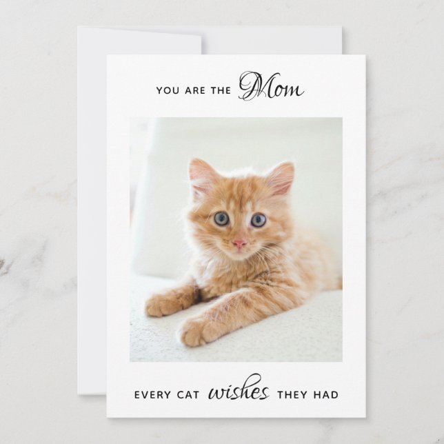 Tarjeta Festiva El día de la madre de un Mascota personalizado (Anverso)