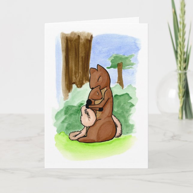 Tarjeta Festiva ¡El día de madre feliz! (Anverso)