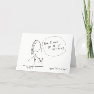 Tarjeta Festiva El día de madre feliz