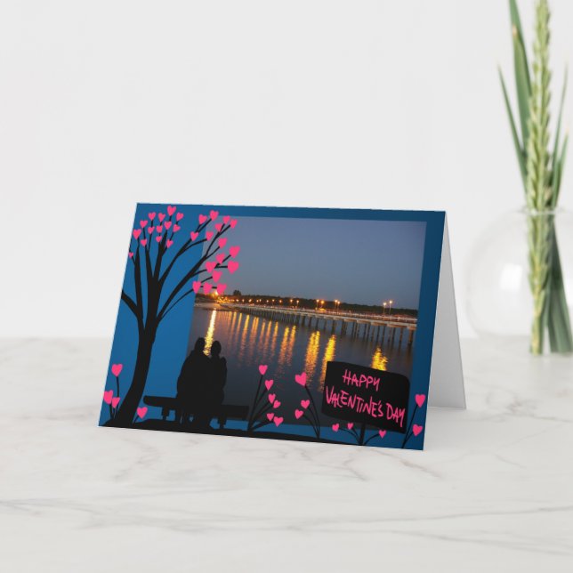 Tarjeta Festiva El día de San Valentín (Anverso)