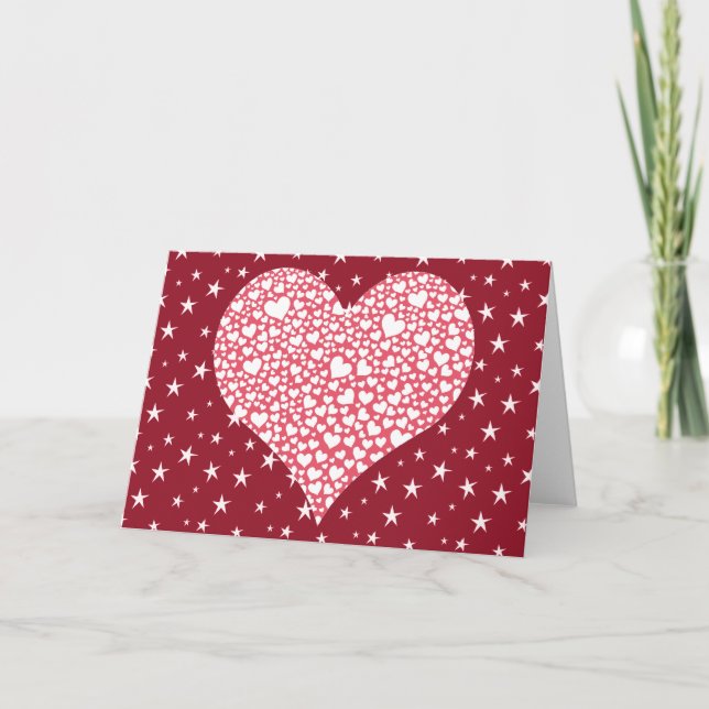Tarjeta Festiva El día de San Valentín (Anverso)