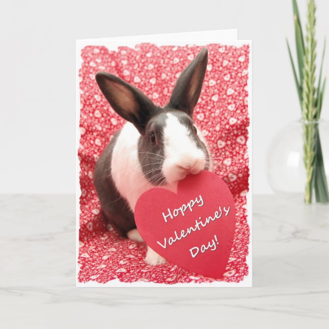 Tarjeta Festiva "El día de San Valentín amapola" (en blanco dentro (Anverso)