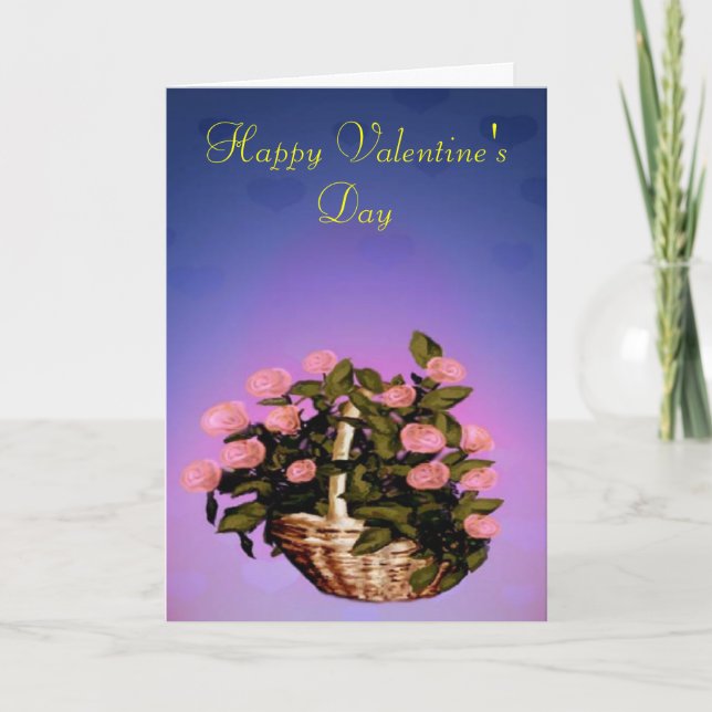 Tarjeta Festiva el día de San Valentín amigo (Anverso)
