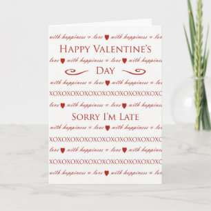 Tarjeta Festiva El día de San Valentín Belgrado, letra de guión el