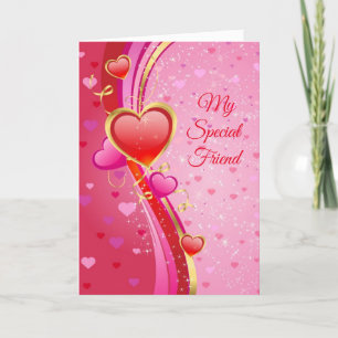 Tarjeta Festiva El día de San Valentín Card-Mi Amigo Especial
