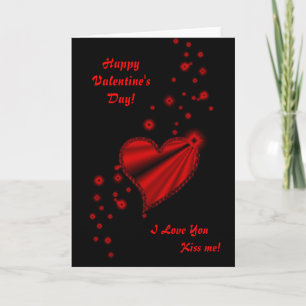 Tarjeta Festiva El día de San Valentín - Corazón arcoiris rojo sob