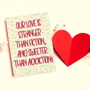 Tarjeta Festiva El día de San Valentín de amor de pareja dulce lin