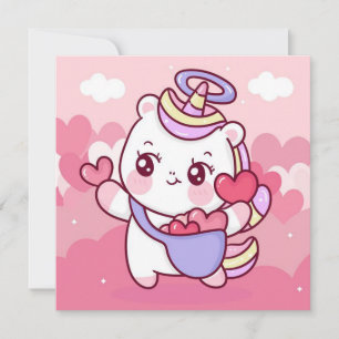 Tarjeta Festiva El día de San Valentín de corte