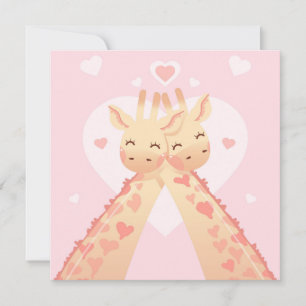 Tarjeta Festiva El día de San Valentín de corte