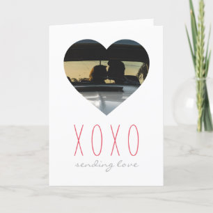 Tarjeta Festiva El día de San Valentín de envío de marco cardíaco 