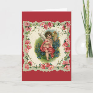 Tarjeta Festiva El día de San Valentín de la época, Victorian Cher