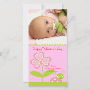 Tarjeta Festiva El día de San Valentín de Love BUG