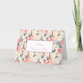 Tarjeta Festiva El día de San Valentín de mariposa y Rosas de la T