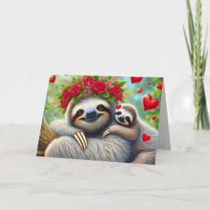 Tarjeta Festiva El día de San Valentín de niños de la eslora de la