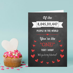 Tarjeta Festiva El día de San Valentín de población divertida y ún