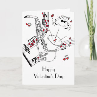 Tarjeta Festiva El día de San Valentín de Saxy
