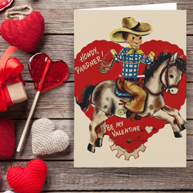 Tarjeta Festiva El día de San Valentín del Personalizado Retro Vin (Subido por el creador)