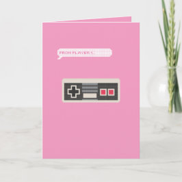 Tarjeta Festiva El día de San Valentín del videojugador del