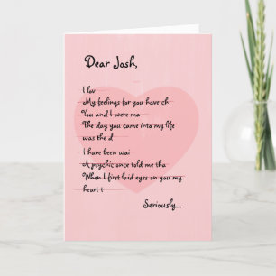 Tarjeta Festiva El día de San Valentín divertida y graciosa amiga 
