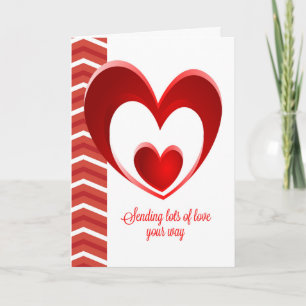 Tarjeta Festiva El día de San Valentín envía mucha carta de amor a