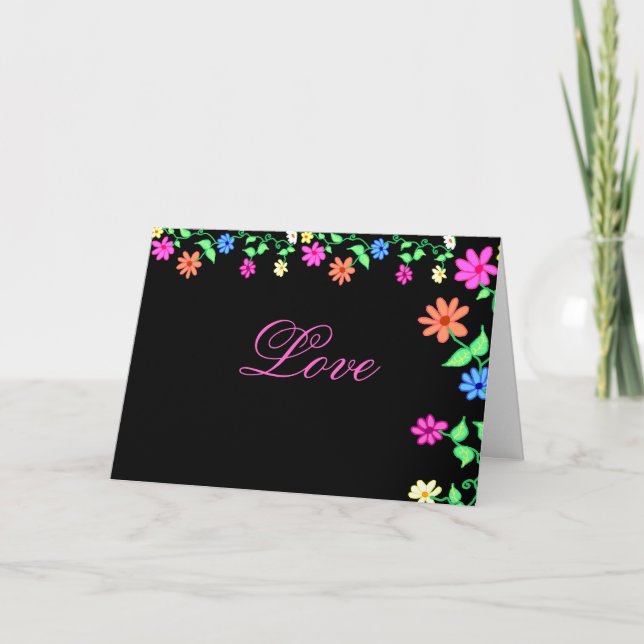 Tarjeta Festiva ¡El día de San Valentín feliz! (Anverso)