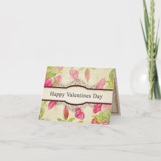 Tarjeta Festiva El día de San Valentín feliz
