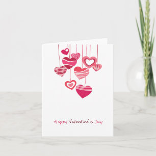 Tarjeta Festiva El día de San Valentín feliz