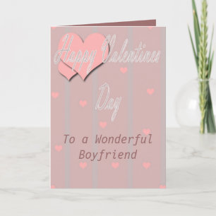 Tarjeta Festiva El día de San Valentín feliz