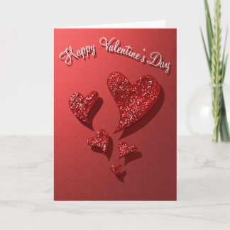 Tarjeta Festiva El día de San Valentín feliz