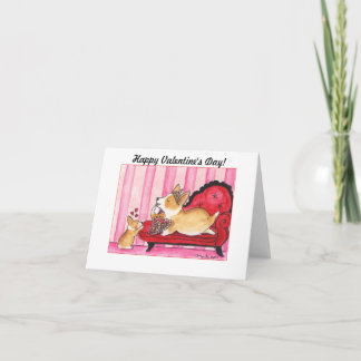 Tarjeta Festiva ¡El día de San Valentín feliz!