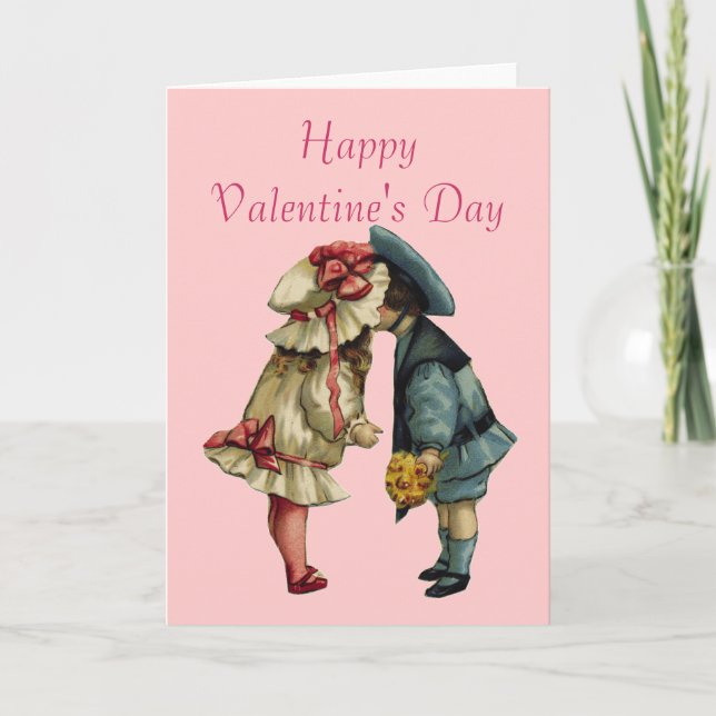 Tarjeta Festiva El día de San Valentín feliz (Anverso)