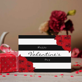 Tarjeta Festiva El día de San Valentín feliz de lujo moderno