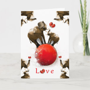 Tarjeta Festiva El día de San Valentín feliz lindo para el papá