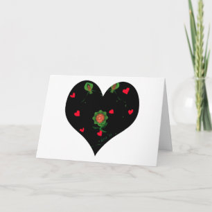 Tarjeta Festiva El día de San Valentín feliz. ¡Una manera hermosa