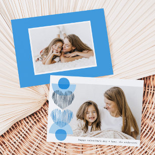 Tarjeta Festiva El día de San Valentín fotográfico de Blue Boho He