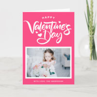 El día de San Valentín fotográfico de caligrafía r