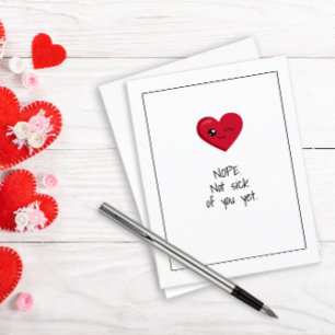 Tarjeta Festiva El día de San Valentín gracioso