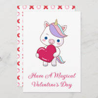 El día de San Valentín magico unicornio