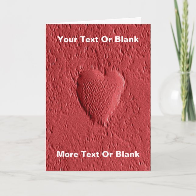 Tarjeta Festiva El día de San Valentín - Mars (Anverso)