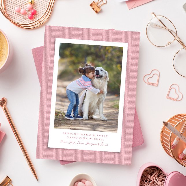 Tarjeta Festiva El día de San Valentín  mascota foto tibia dulce (Subido por el creador)