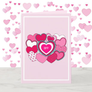 Tarjeta Festiva El día de San Valentín Mejor Amigo Ofertas Comerci
