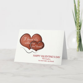 Tarjeta Festiva El día de San Valentín - Mi Compañero Alma, Mi per