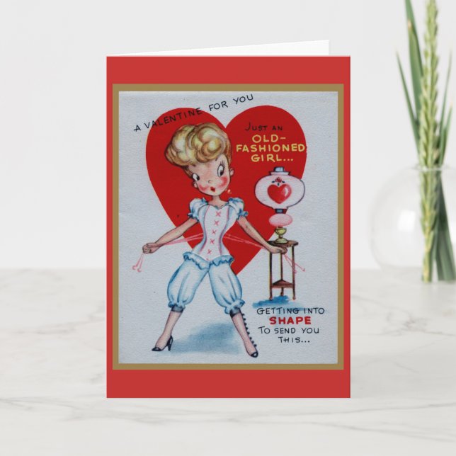 Tarjeta Festiva El día de San Valentín políticamente incorrecto (Anverso)