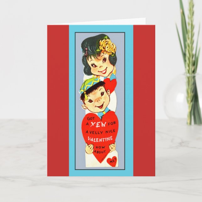 Tarjeta Festiva El día de San Valentín políticamente incorrecto (Anverso)