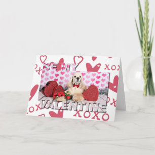 Tarjeta Festiva El día de San Valentín - Tobey - cocker spaniel
