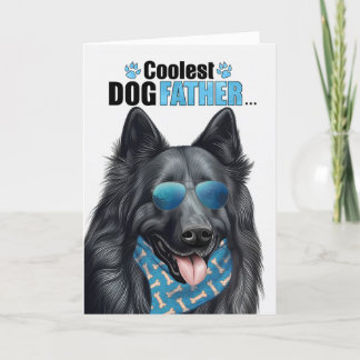 Tarjeta Festiva El Día del Padre más Coolest de Sheepdog en Bélgic