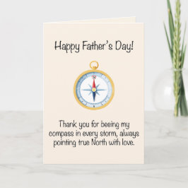 Tarjeta Festiva El Día del Padre reflexivo