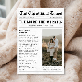 Tarjeta Festiva El diario más despiadados Navidades de embarazos